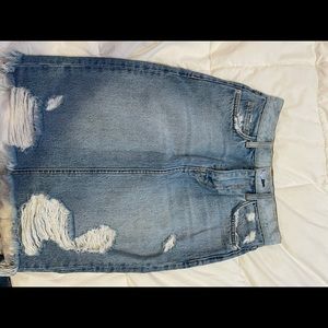 current/elliot denim skirt in size 23